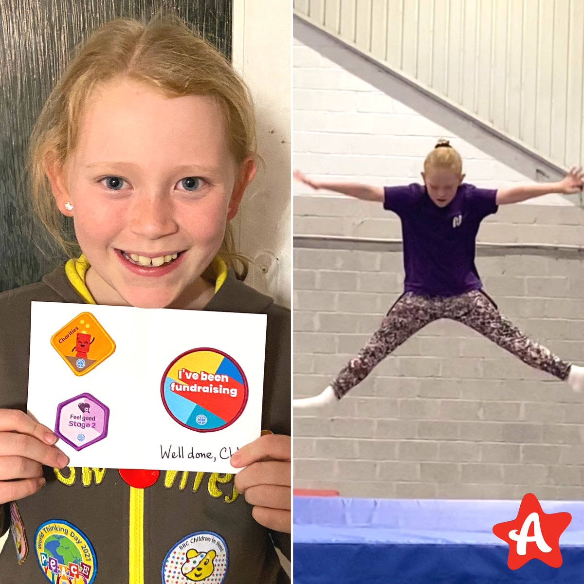 actnforchildren's tweet photo. "It makes me really sad to think that a lot of children don’t have food in their tummies."

Meet superstar Chloe. She challenged herself to do star jumps every day for 30 days and raised an amazing £240!

#StarInEveryChild 

[1/2] https://t.co/ljIqvIAl6V
