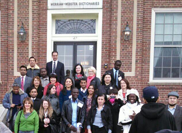 WACWestMA's tweet photo. Nine years ago we began our partnership with @MerriamWebster as an @StateIVLP Professional Resource for a Multi-Regional Project on #AmericanLanguage. Since 2013 M-W has met with a dozen groups &amp; over 150 International Visitors from around the world.  #ExchangeMakers #WordsMatter https://t.co/EZetOnhypf