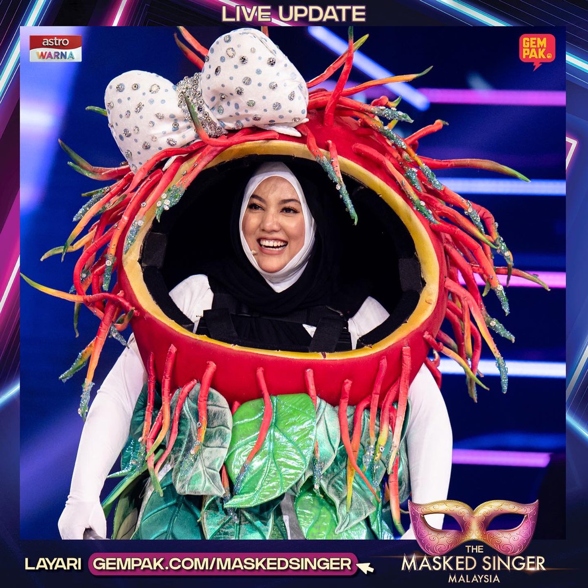 Astro_Gempak's tweet photo. #GempakLive: Juara The Masked Singer Malaysia 2 ialah........ Shila Amzahโค๏ธโค๏ธโค๏ธโค๏ธ
Tonton video menarik persembahan di https://t.co/UFsYmMnmPl sekarang!
.
#TheMaskedSingerMalaysia
#SiapaDiSebalikTopeng
#TheMaskedSingerMY2
#TMSM2
#TMSM
#SelongkarKasiBongkar https://t.co/UblYDM1V4v