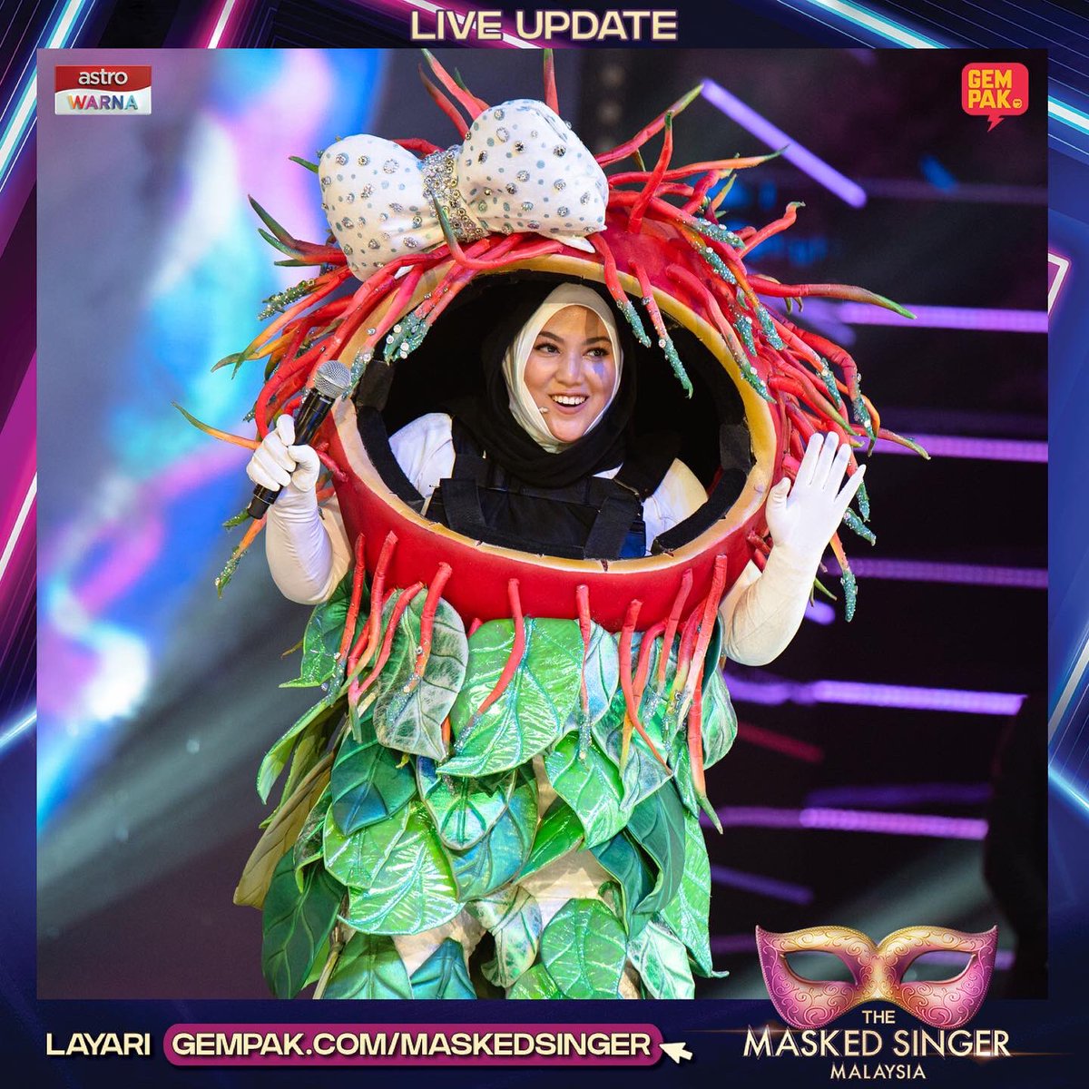 Astro_Gempak's tweet photo. #GempakLive: Juara The Masked Singer Malaysia 2 ialah........ Shila Amzahโค๏ธโค๏ธโค๏ธโค๏ธ
Tonton video menarik persembahan di https://t.co/UFsYmMnmPl sekarang!
.
#TheMaskedSingerMalaysia
#SiapaDiSebalikTopeng
#TheMaskedSingerMY2
#TMSM2
#TMSM
#SelongkarKasiBongkar https://t.co/UblYDM1V4v