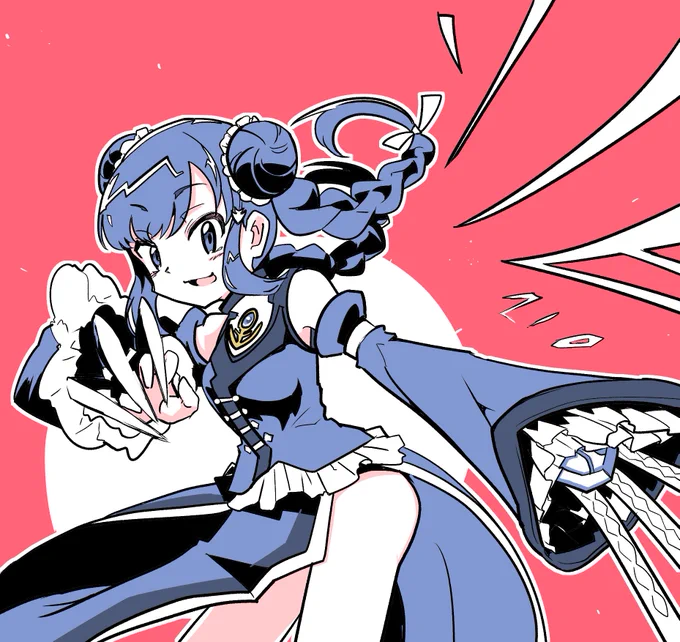 試したい絵柄があったけど描いてるうちに融合してしまって
何を試したかったのか分からなくなってしまった
純美雨ラクガキ 