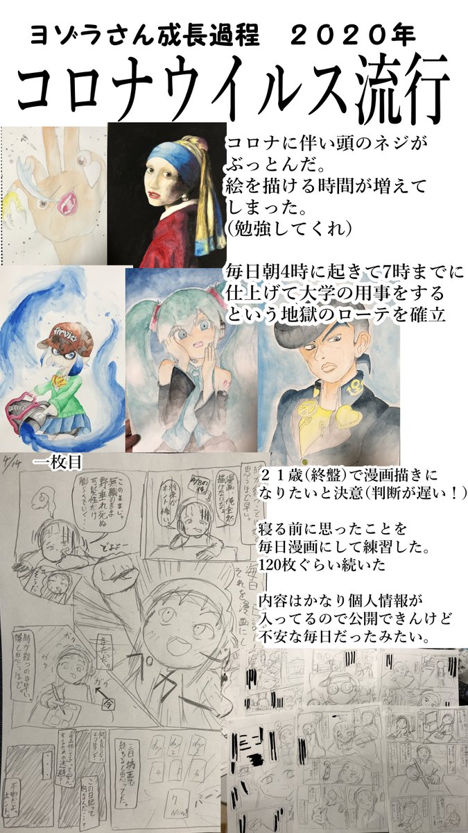 かたい話ばかりなので面白い話を。
これは、みなさんに出会うまでのお話・・・ 