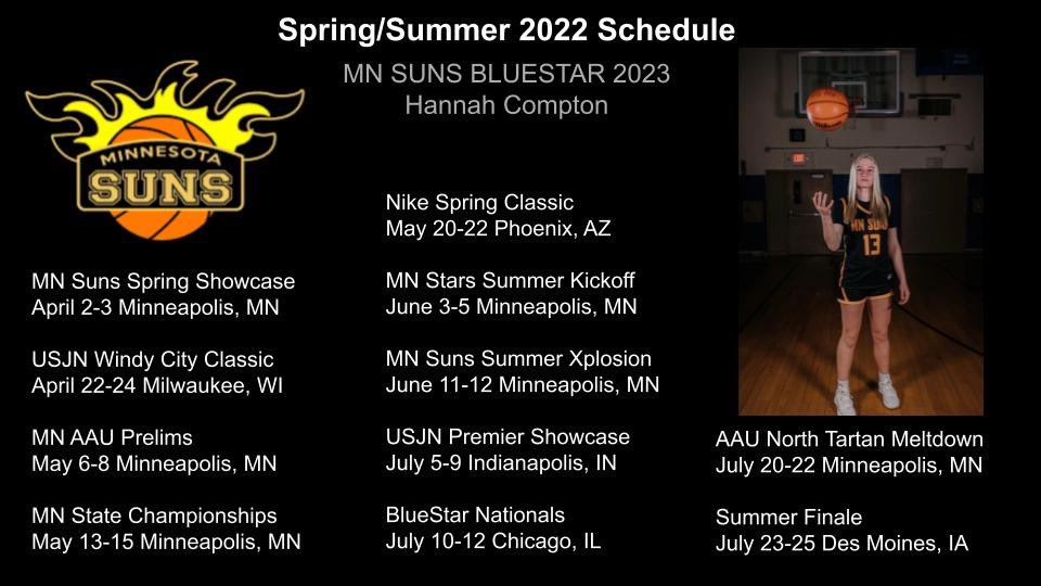 <a href="/mnsuns23BSTT/">MN Suns 2023 Blue Star</a> <a href="/MNSunsbball/">MNSuns</a>