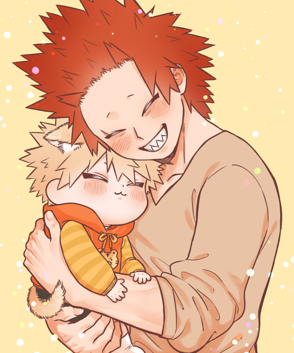 爆豪勝己 「🐱❤️🧡 」|그램のイラスト