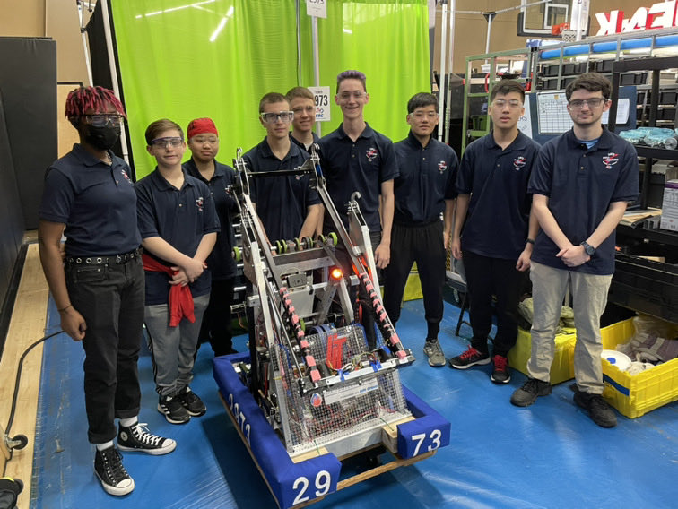 emjemison's tweet photo. Mad Rockers Madison City combined robotics team (JCHS/BJHS) here in Searcy, Arkansas for First Robotics Competition! #mcslearn #greatdaytobeajet/greatdaytobeapatriot https://t.co/xFVZOrSNrO