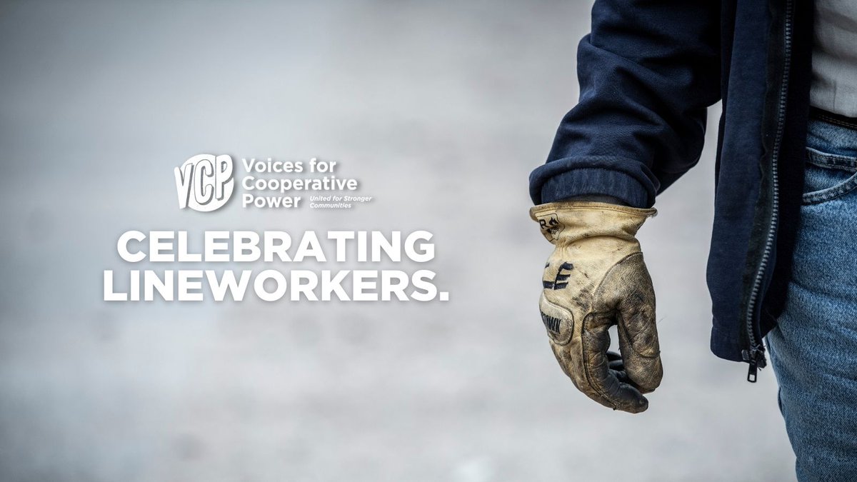 Throughout April, we're celebrating the men and women who help keep the lights on, no matter the conditions. VCP wants to thank the lineworkers who help power our communities. #Voices4Coops