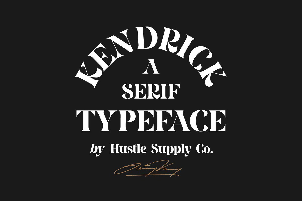 DavidZydd's tweet photo. Kendrick Serif https://t.co/nBtAhAWrYu #vintage #alphabet #font #modern #fashionfont #serifdisplay #rustic #70sserif #boho #stylistic #art https://t.co/d5U20PYiDD