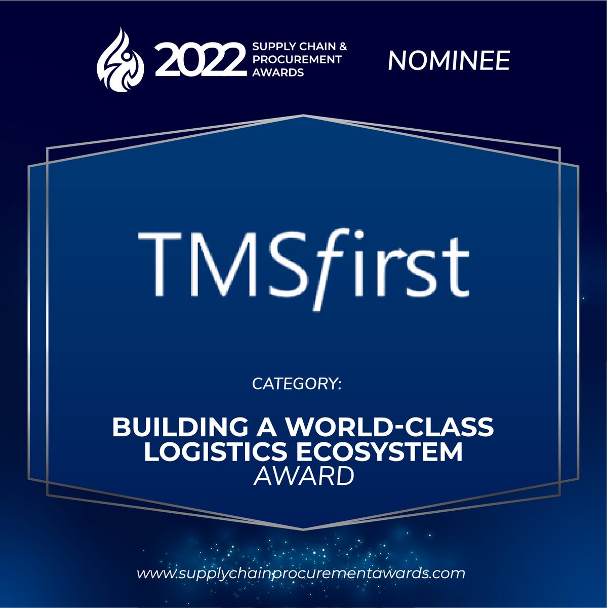 NationalSCDay's tweet photo. Congratulations to @TMSFirstOnCloud for being nominated for the "Building A World-Class Logistics EcoSystem" award for the 2022 Supply Chain and Procurement Awards!

Learn about TMS First here: https://t.co/7VhDzRBzIJ

Register for the @theSCAPAS here: https://t.co/Ga3nbUaVx9 https://t.co/mNpR1rUSDD