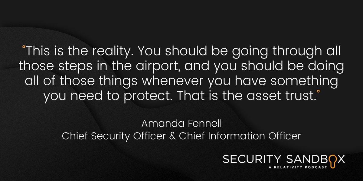SecureSandbox's tweet photo. The #SecuritySandbox #podcast explores the 'airport security analogy' to describe how employees are required to be authenticated, authorized, &amp; validated within an organization to prevent breach of data and promote internal #security: https://t.co/kB6oWxHHoc @thecyberwire https://t.co/pGaSmllIlH
