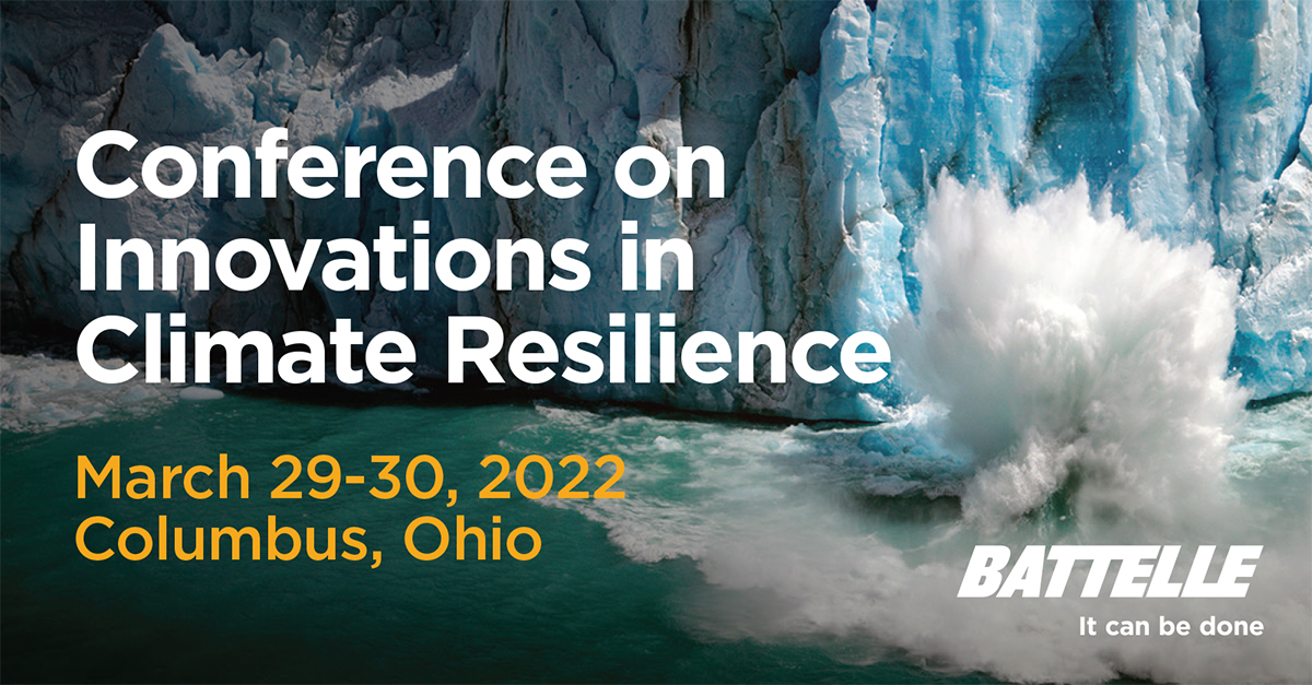 Battelle's tweet photo. The inaugural #Climate22 this week brought together hundreds of leaders in the fields of government, technology, science, policy and infrastructure. Thanks to everyone who participated--we anticipate great things to come from this inspiring gathering. 
https://t.co/i7SYbkNmZP https://t.co/Hhv6ci98Zi