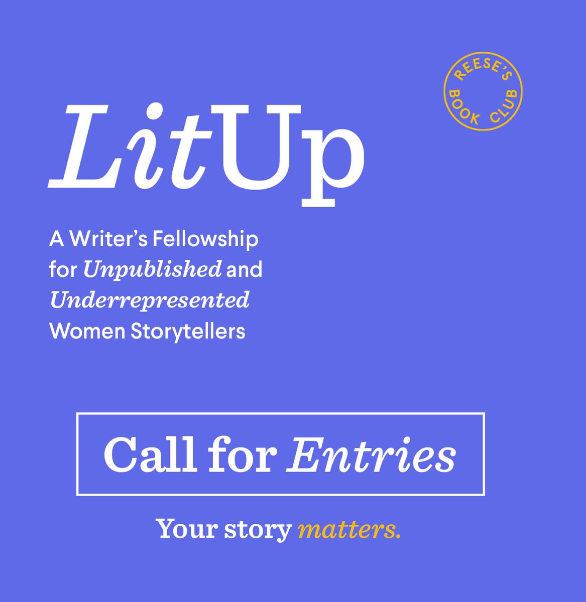 diversebooks's tweet photo. Did you hear the news? @ReesesBookClub is waiting for YOUR manuscript! #LitUp is back! Apply now: submissions are open through May 31. https://t.co/xMhzP6ThTS
https://t.co/any7vOyyF3 https://t.co/9QL8XPVPIf