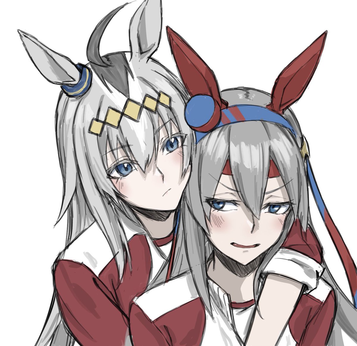 オグリキャップ(ウマ娘) ,タマモクロス(ウマ娘) 「」|ROKAのイラスト