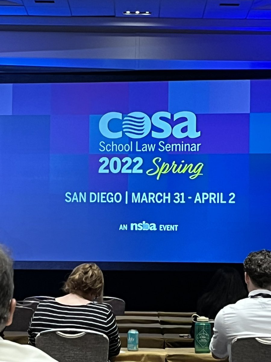 TuethKeeney's tweet photo. Firm attorneys Michelle Basi @mhbasi and Mandi Moutray @MandiMoutray present at the #cosa2022 School Law Seminar in San Diego! https://t.co/V9OADGOTOq