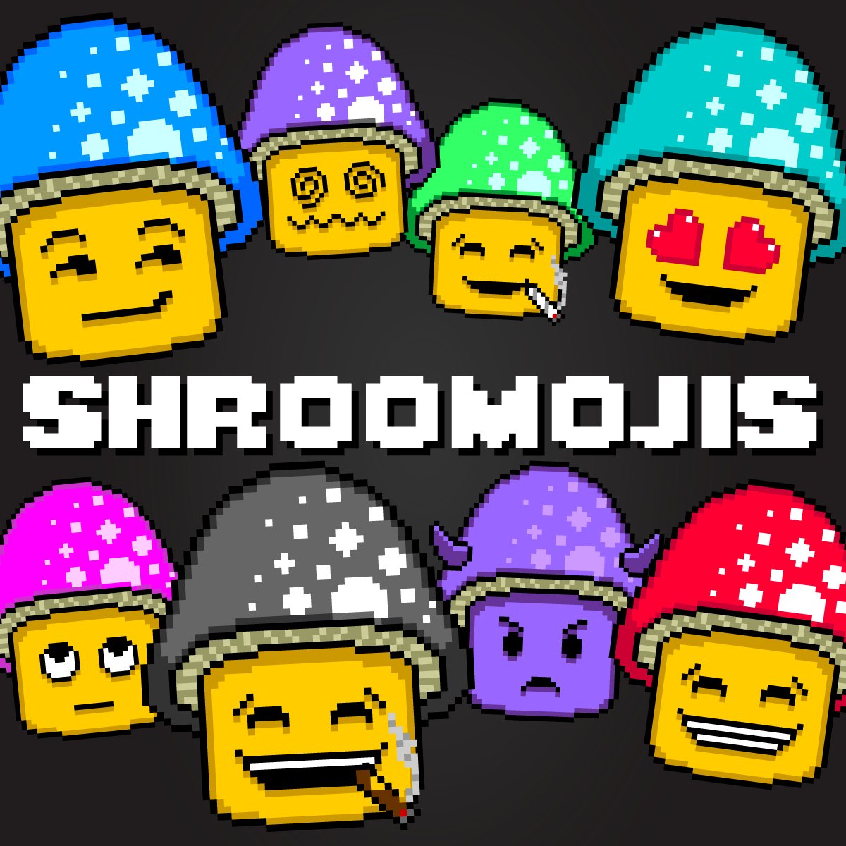 shroomojis's tweet photo. Raising $20k for @MAPS to fund research and legalization efforts of alternative treatments for #depression and #ptsd. 

🍄 Buy a Shroomoji: https://t.co/lRNbWjXPjm

cc: @joerogan @joeroganhq @opensea

#nft #mentalhealth #digitalart #art #nftcollection #pixelart #charity #pfp https://t.co/aiNGHiuQPu