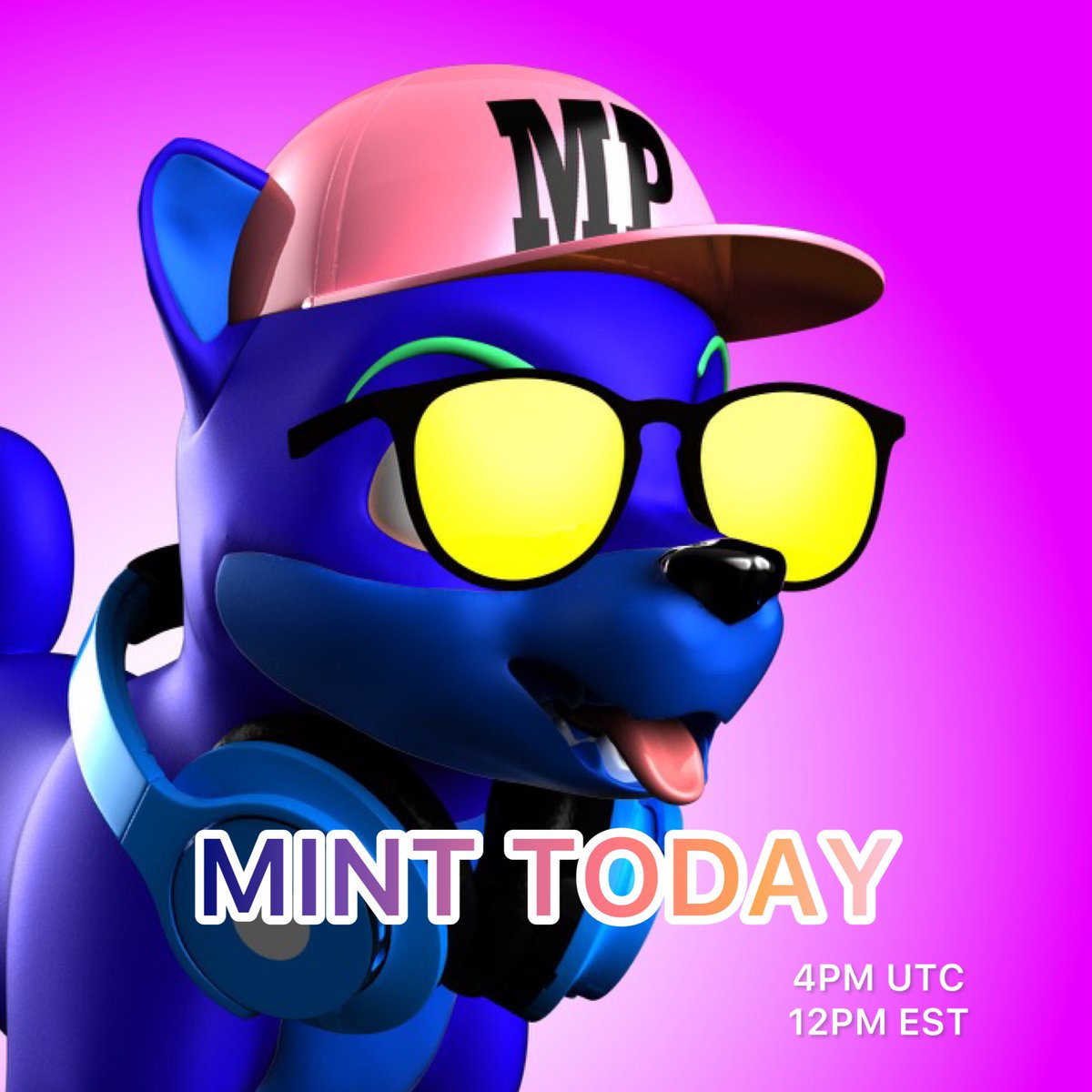 Come be part of history today! 🐶

Public Mint begins today at 4PM UTC, 12PM EST 

Mint here: metapupsclub.com

#metapupsclub #metapups #nfts #nft #nftdrop #nftlaunch #metaverse #nftmint #art #nftcollector #nftcollection #ethereum #crypto #token #nftcommunity #opensea