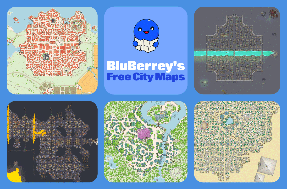 Blu_Berrey's tweet image. Click the link below to get 5 free City Maps, made possible thanks to our amazing patrons!

Happy Building!

patreon.com/posts/bluberre…

#freemap #citymap #dnd #freeresource #dndart