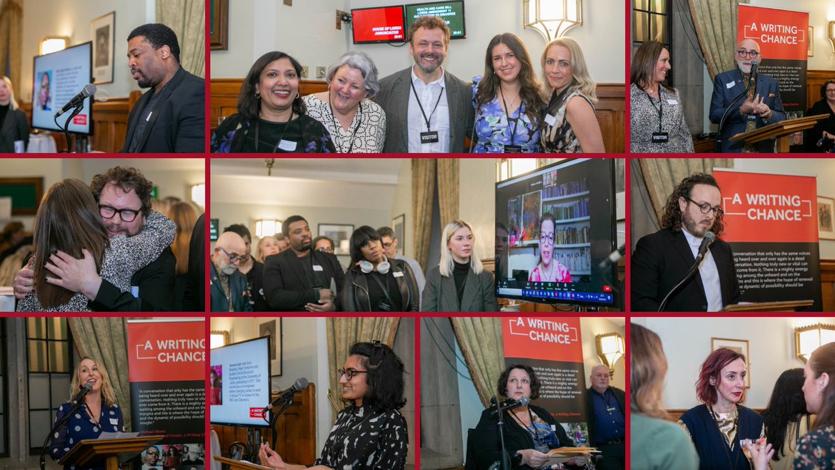 We had a fantastic time we had with our #AWritingChance writers in the House of Commons on Wednesday!
We are so proud of our writers and want to say a huge thank you to them for sharing their words! What an amazing celebration of the first year of the project  🎉