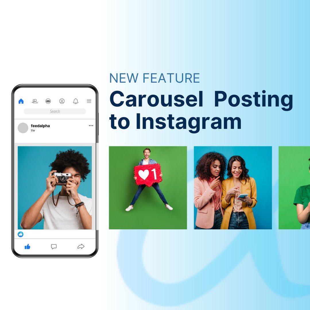 feedalpha's tweet image. Instagram carousel auto-posting now available on feedalpha 💕
#feedalpha #instagramscheduler