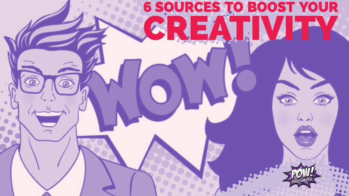 POWPROMOS's tweet photo. Check out my latest article: 6 Sources to Boost Your Creativity https://t.co/EUNrBPzNnN via @LinkedIn https://t.co/TWB4Ersj0k