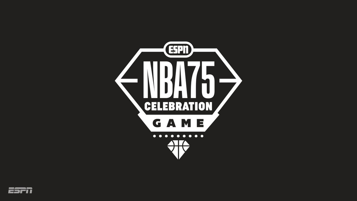 ESPNPR's tweet photo. April 6, don't miss the #NBA75 Celebration Game presented by State Farm

A special alternate presentation inspired by the @NBA's storied history

🏀 @BrooklynNets/@nyknicks
Wed | 7:30p ET | ESPN2
Traditional game telecast on ESPN

More: https://t.co/Own3yO9cxI https://t.co/HNCnPb1Urp