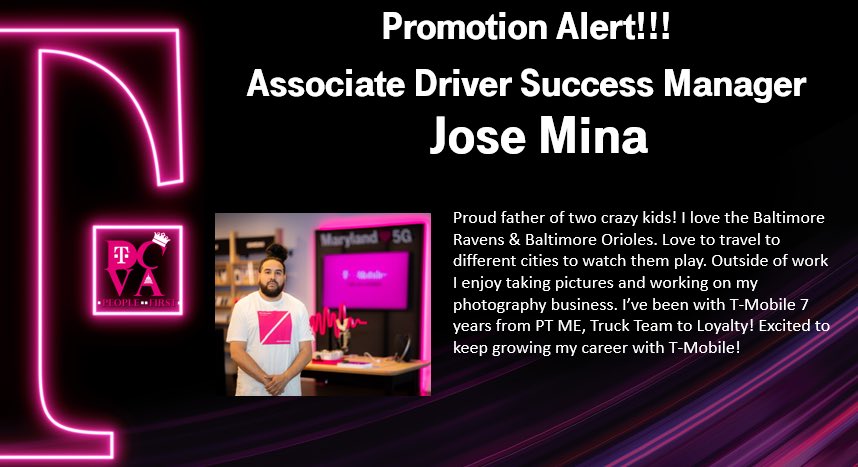 Promotion Alert!!! 🚨🚨🚨 That’s right another one!!! It’s the one &amp; only <a href="/TChainzDC/">TChainz⛓</a> !!! Ty for your hard work &amp; dedication!!! Best of luck &amp; I know you’ll do GREAT in your new role as Associate Driver Success Manager!!! #TheCrown👑💕