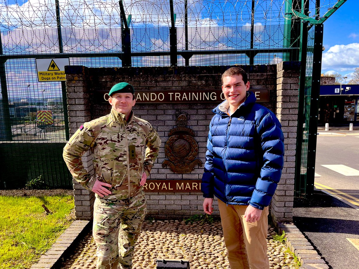 A big thank you to Lt Col Evans-Jones RM for showing Cadet RSM Ruari B-S around CTCRM. <a href="/CCFcadets/">Combined Cadet Force</a> <a href="/cranleighschool/">Cranleigh School</a> <a href="/EastHouseCran/">East House</a>