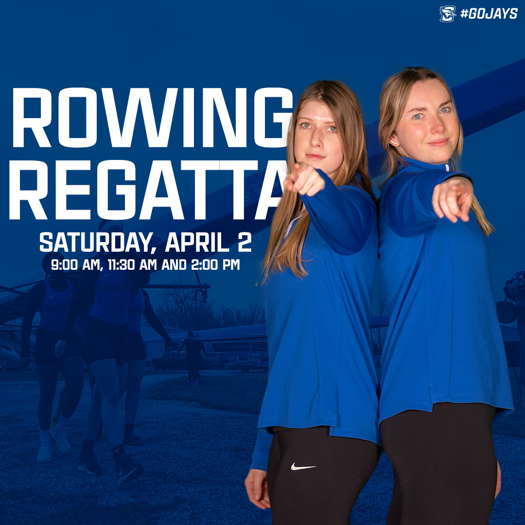 gocreighton's tweet image. Tomorrow @RowJays race Saint Mary’s, Santa Clara and Drake! Join us in cheering them on at Carter Lake throughout the day! 

#GoJays