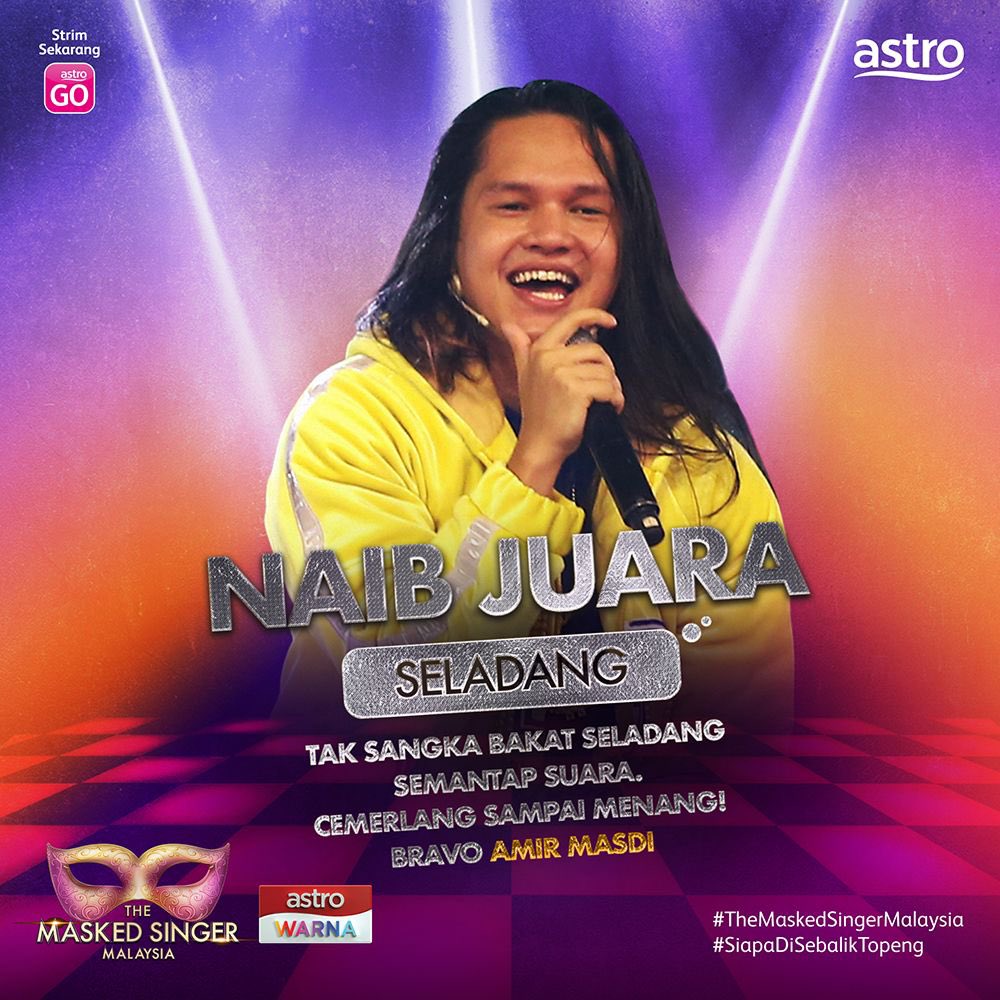 hoelymelayu's tweet photo. PEMENANG PEMENANG #themaskedsingermy2
Kini Semua terbongkar!
Kuasa Tekaan Anda Amat Dihargai..
Terima Kasih Malaysia! #themaskedsingermalaysia https://t.co/FXps236j1C