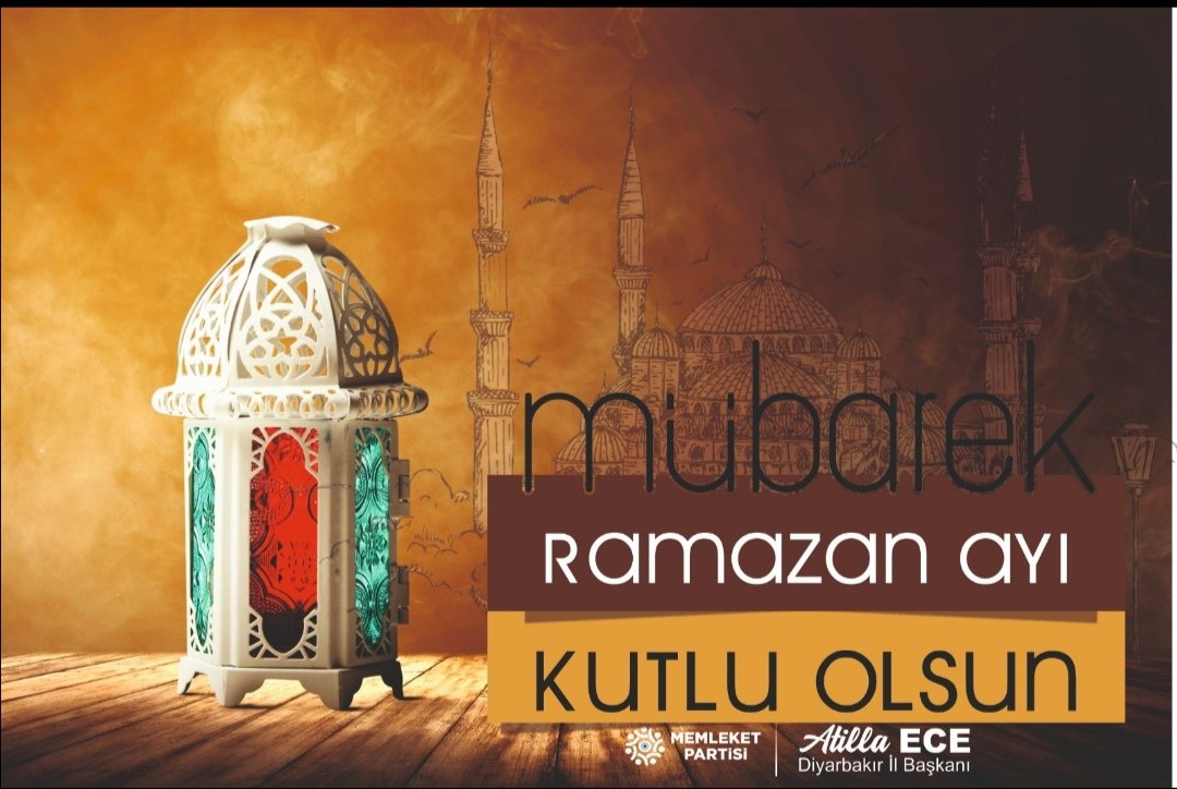 atillaecee's tweet photo. 11 Ayın Sultanı Mübarek Ramazan Ayının, Ülkemize ve Tüm İnsanlığa Huzur, Barış, Sağlık, Bolluk ve Bereket getirmesini dilerim 🙏

#Ramazan

@vekilince @MemleketimParti @MemleketDybkr https://t.co/uRlpc1mCWC