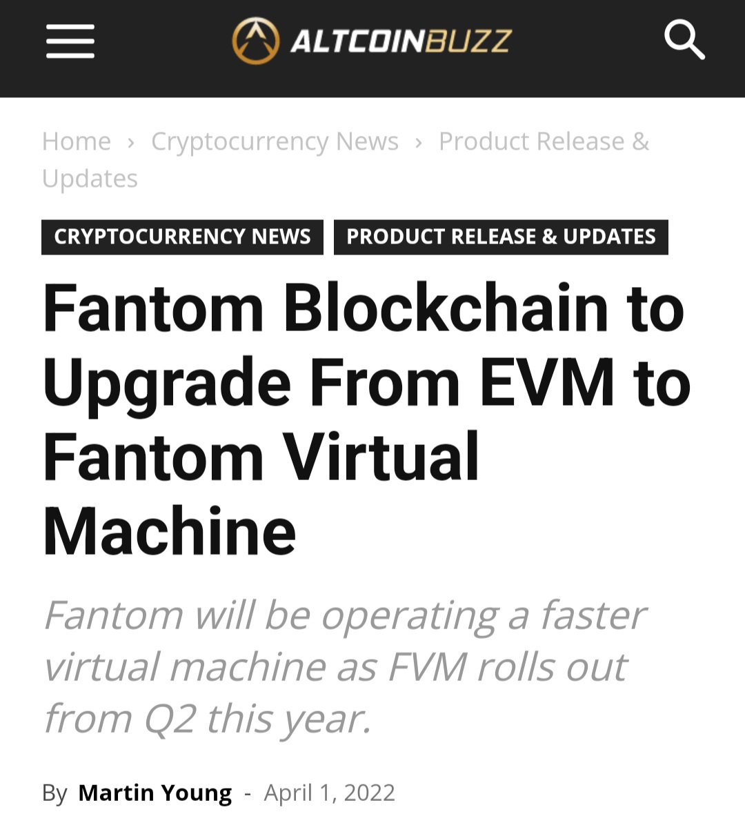 BKBriefing's tweet photo. Why #Fantom is more bullish than ever

1. $480M Incentive Program
2. Major Upgrade from EVM ➡️ FVM
3. On-ramp to Mainnet FTM directly from @MetaMask wallet app. Able to purchase native $FTM from mobile or desktop via Visa/Mastercard
4. MC/TVL BEAST
5. 🐳 s loading 
6. GameFi

🚀 https://t.co/QvDQgeXmWV