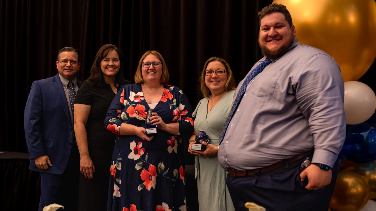 GPS_District's tweet photo. Congratulations to our GPS 2021-22 Employees of the Year! Administrator - Jennefer Frost, Director of Health Services; Support Staff - Jacee Iannarelli, Athletics Administrative Assistant, Campo Verde High; Teacher - Janelle Clower, Kindergarten, Augusta Ranch Elementary https://t.co/37I2PxvuEw