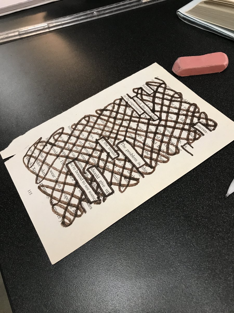 We are kicking off #NationalPoetryMonth by exploring the poetry of <a href="/TheAmandaGorman/">Amanda Gorman</a> and crafting some #BlackoutPoetry of our own in <a href="/mrmoldenhauer/">Mr. Moldenhauer’s Class</a> and <a href="/plewis270/">Mrs. Trisha Smith</a> English classes. What creative students we have! Poetry is for EVERYONE. #ridersread