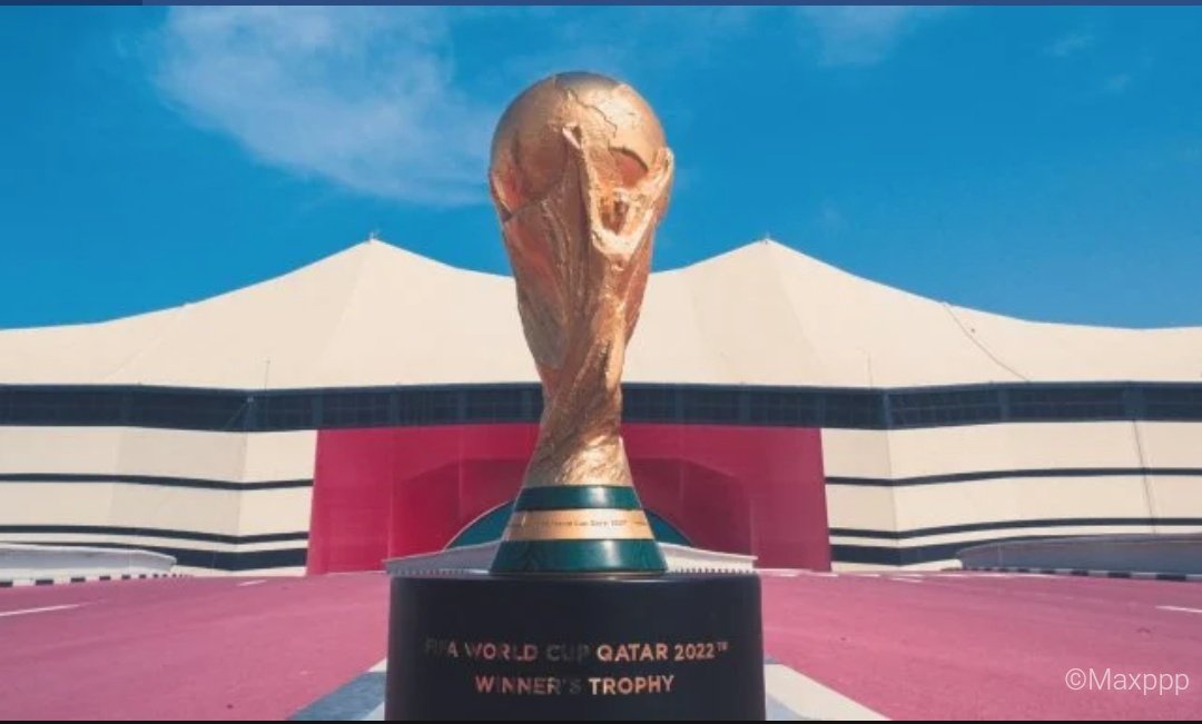 Kayimitnews's tweet photo. La FIFA dévoile la première chanson officielle du Mondial 2022 

« Hayya Hayya (Better Together) » est le premier single de l’album officiel de la Coupe du monde 2022 au Qatar. Cette chanson est interprétée par Trinidad Cardona, Davido et Aisha. https://t.co/DcuKE0W68F
