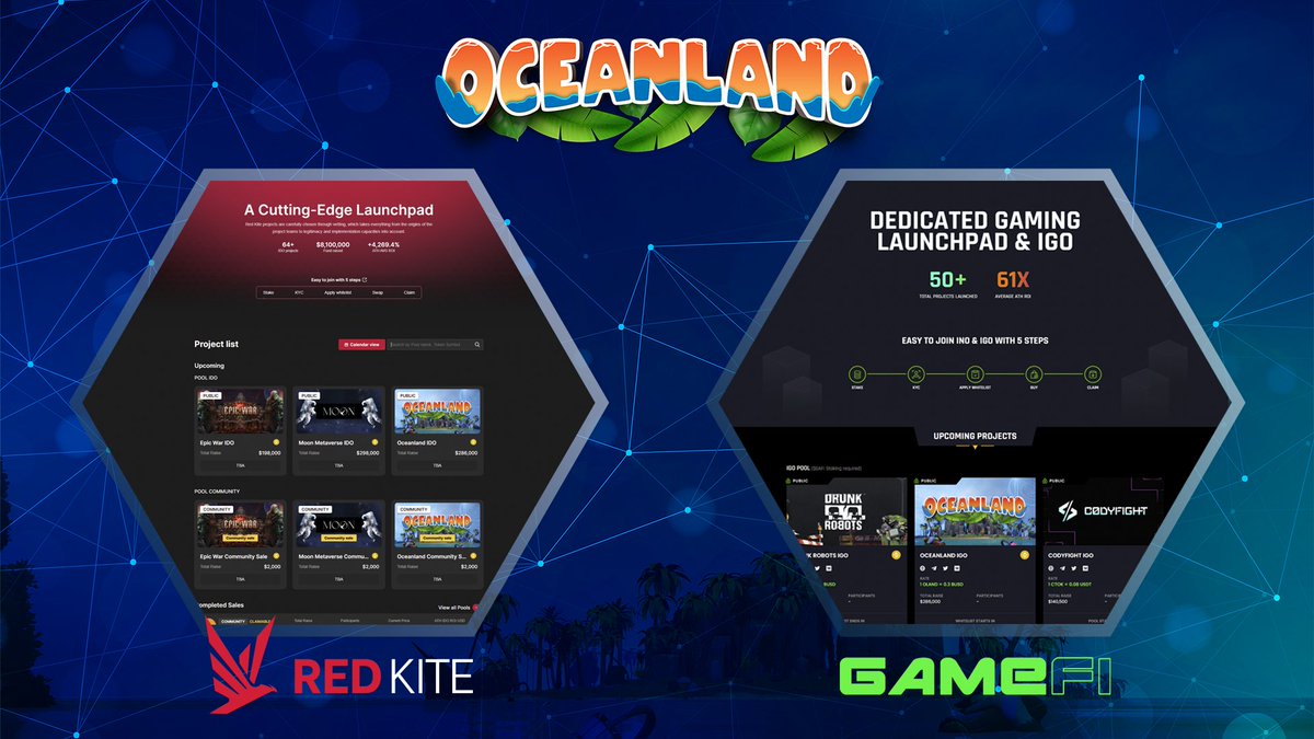 We're delighted to announce our #IDO on both <a href="/GameFi_Official/">GAMEFI.ORG</a> and #RedKite (<a href="/PolkaFoundry/">Polka Foundry</a> ) 

Details will be shared shortly on our Medium. 

Stay tuned! 🔥🚀🚀

#Game #GameFi #P2E #PlayToEarn $OLAND