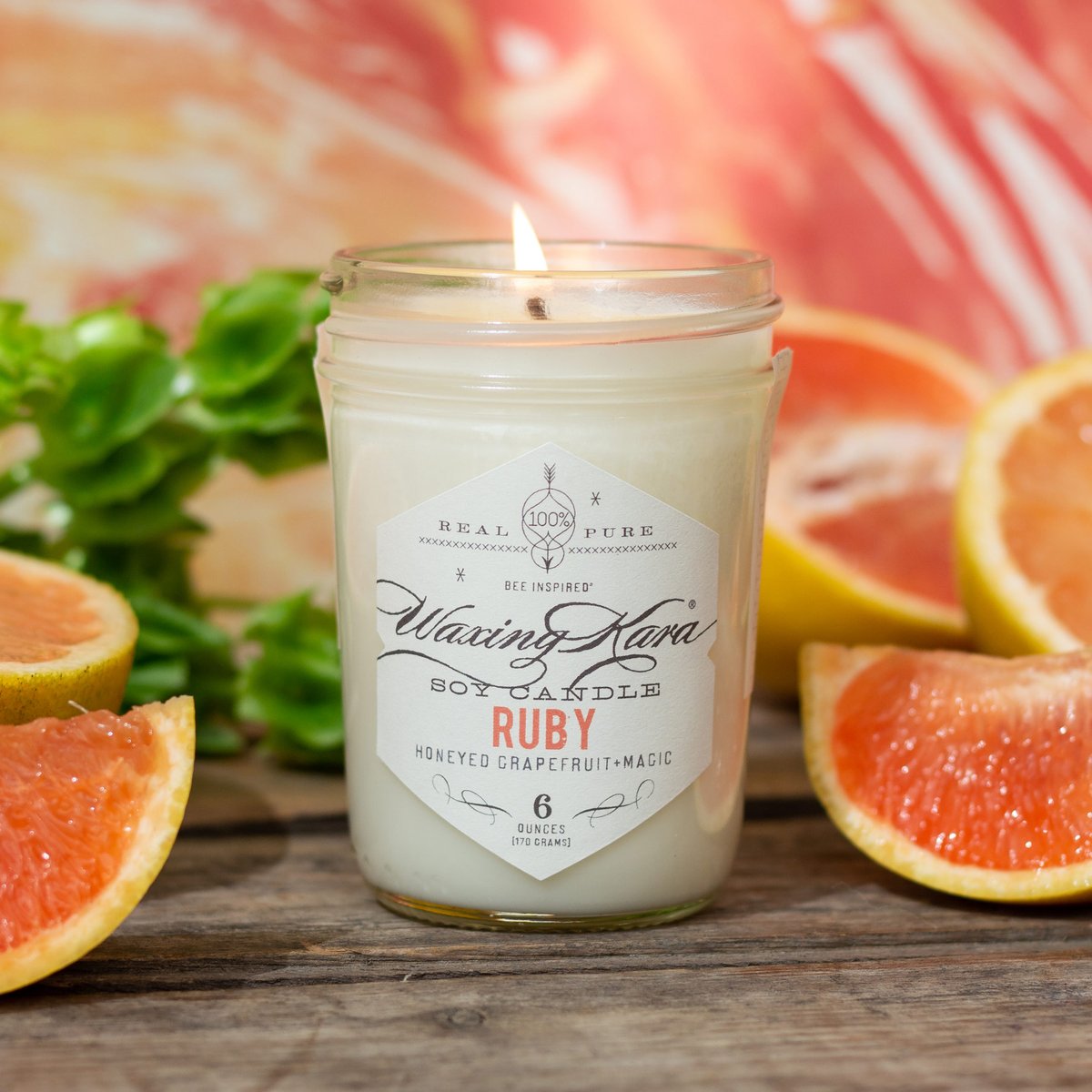 This is no joke - Ruby, the newest addition to our home fragrance collection, has arrived! ✨ Scented with sweet, peppery grapefruit, golden honey, and a little apiary magic, too, Ruby will brighten your home and spirits this Spring.

shop.waxingkara.com/products/ruby-…