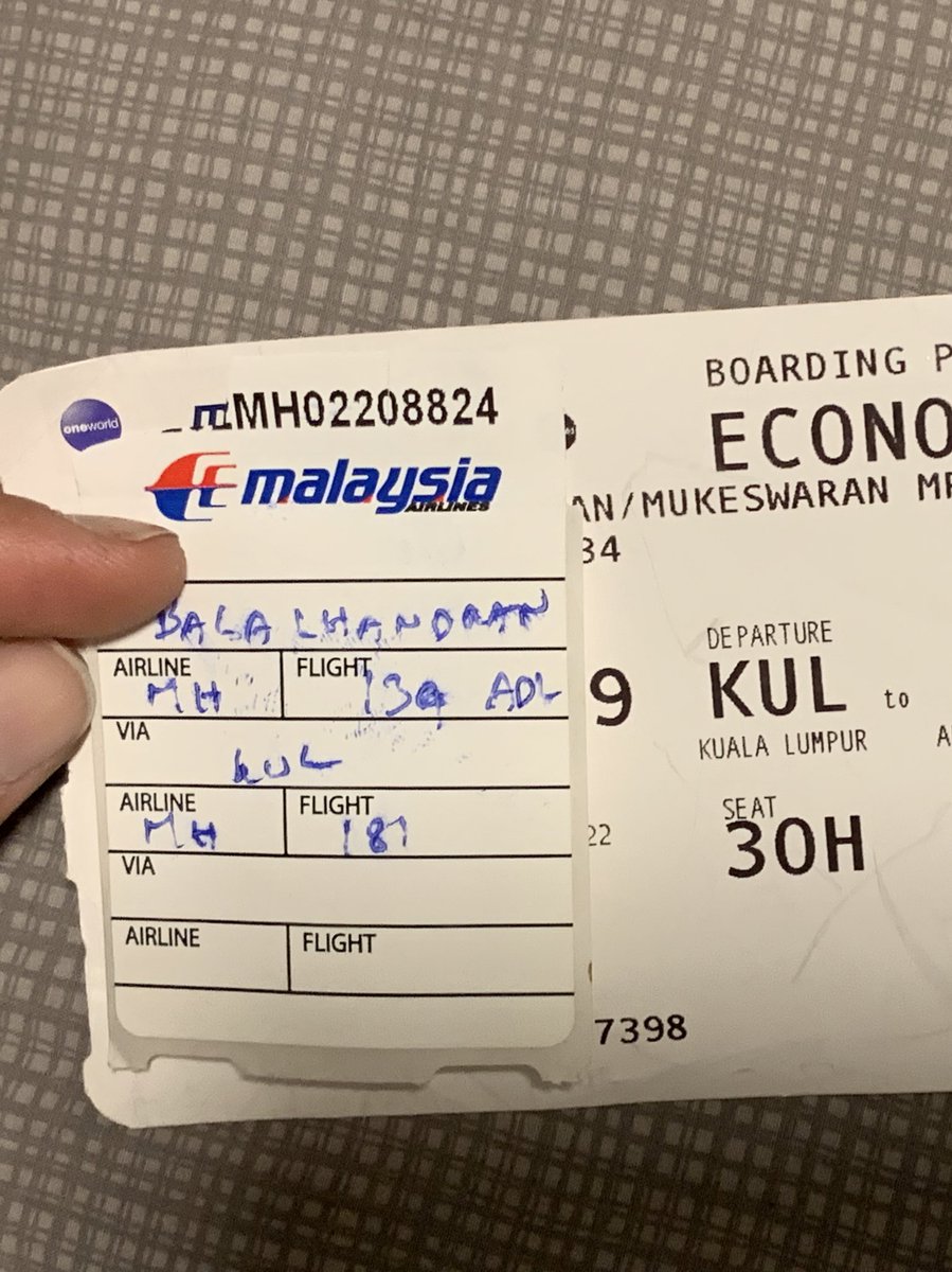 Nanoite_MB's tweet photo. @MAS Yes I have filed a report with the baggage issue office at the ADL airport. I require @MAS’s support as soon as possible as I am in a new country with all my essentials lost! https://t.co/GHI1ZOau8D