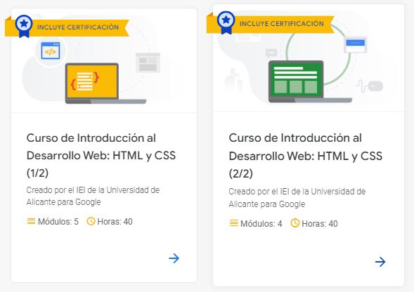 MurdockInvest's tweet photo. Google tiene disponible varios cursos oficiales certificados y gratis.

Todos ellos están relacionados con el mundo digital y tecnológico.

Marketing, Seguridad, Apps... 

Aprovéchalo como mejor te convenga. https://t.co/MXoFiKUTVi