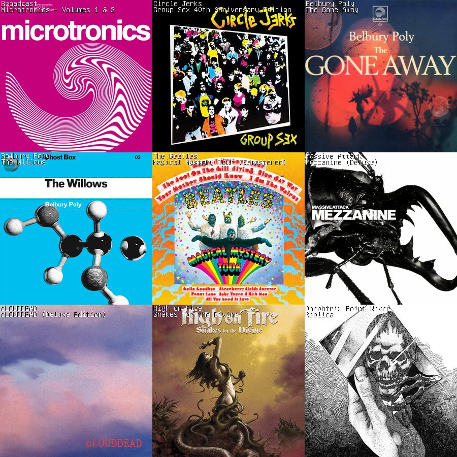 UniScott's tweet image. What I've been listening to this week, kind of a weird energy here lol.