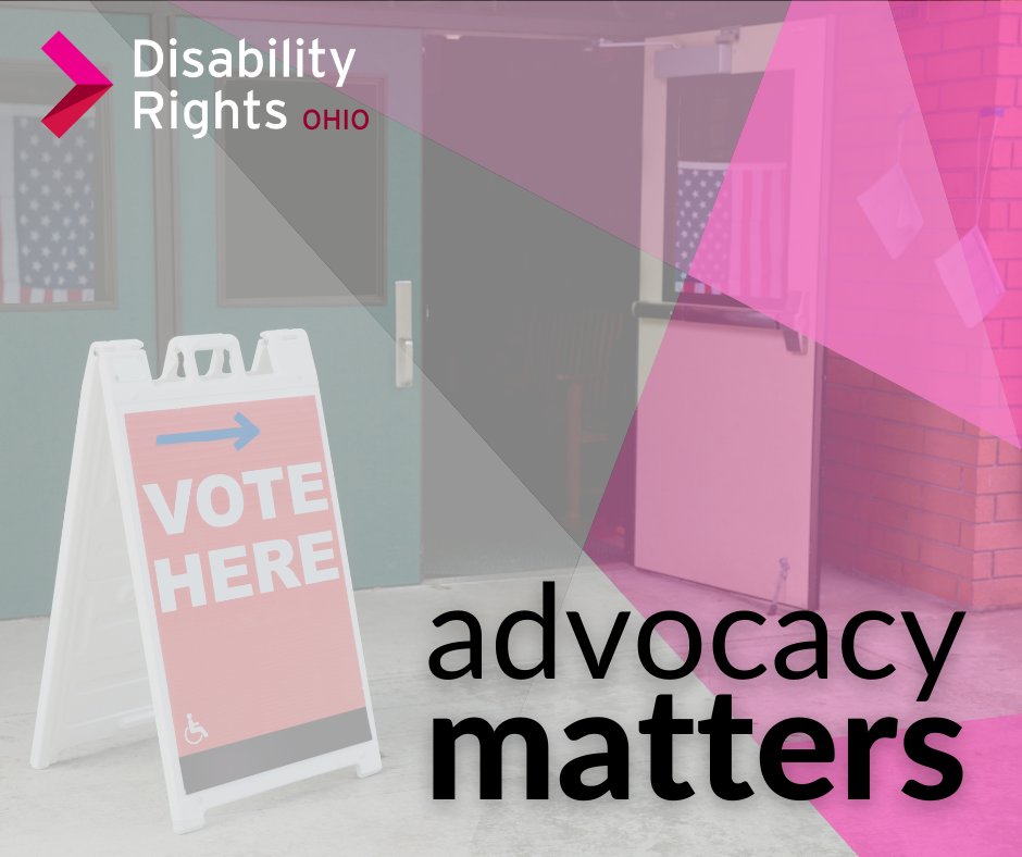 DisabilityRtsOH's tweet photo. "Our vision of a truly equitable society will only be possible when people with disabilities are in the rooms where decisions are being made… from the board room to the voting booth."

https://t.co/vpGAd56XlR

#DisabilityRights #ElectionAccess #Vote #AdvocacyMatters https://t.co/e85wq0HMAY