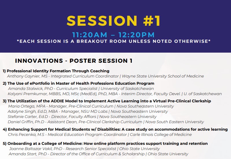 Fabulous #StaffTrack2022 presentation by #HMIVirtual Alumni <a href="/AmandaStalwick/">Amanda Stalwick</a> - ePortfolios in Masters of HPE! 

<a href="/HarvardMacy/">Harvard Macy</a> <a href="/TheCgea/">The CGEA</a> <a href="/SPACEinMedEd/">S.P.A.C.E in Medical Education</a>