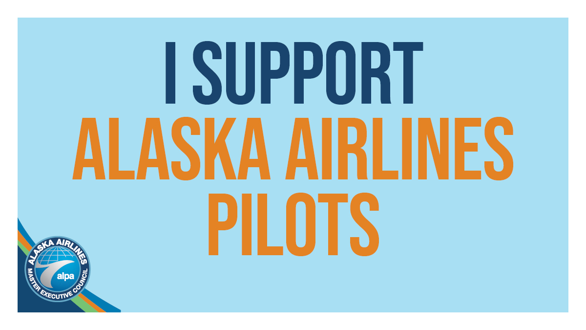 AlaskaHawaiian's tweet photo. Retweet to support #AlaskaPilots! @AlaskaAir #DoTheRightThing #ValueAlaskaPilots https://t.co/fJw4aFtv5z