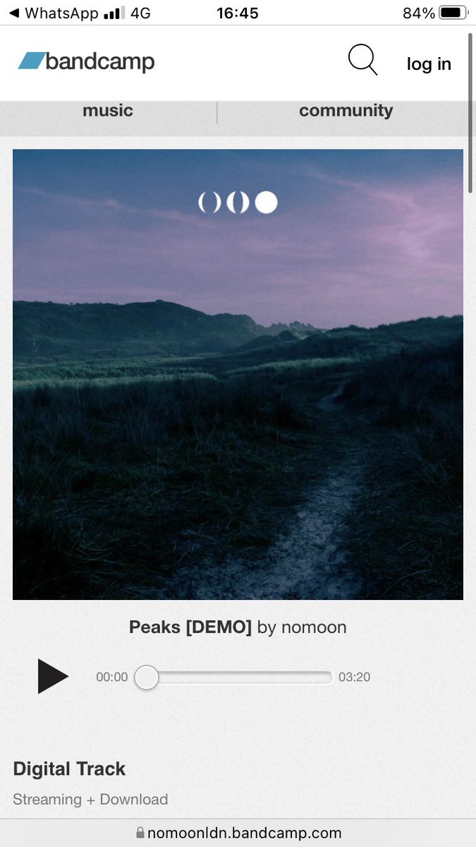 nomoonldn's tweet photo. We decided to do something different and post a unheard demo on bandcamp for #BandcampFriday - listen here ! https://t.co/XjQ10zVMlU https://t.co/5bgquCOwLP