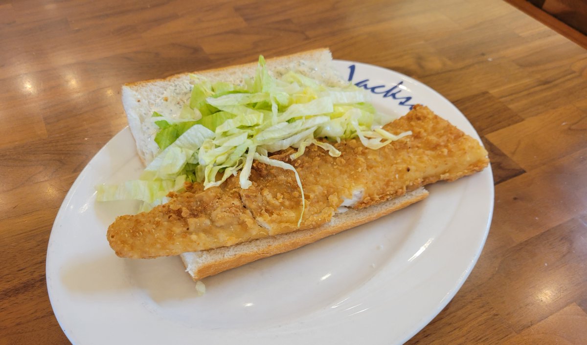 jacksonsPGH's tweet image. Our Fish Friday Lunch Special: Country Breaded Cod on Baguette with Shaved lettuce, Remoulade and French Fries for only $14!😋🙌

#jacksons #jacksonssouthpointe #southpointefood #washingtoncountyfood #southpointe #experiencejacksons #lent #fish #fishfry #fishfriday