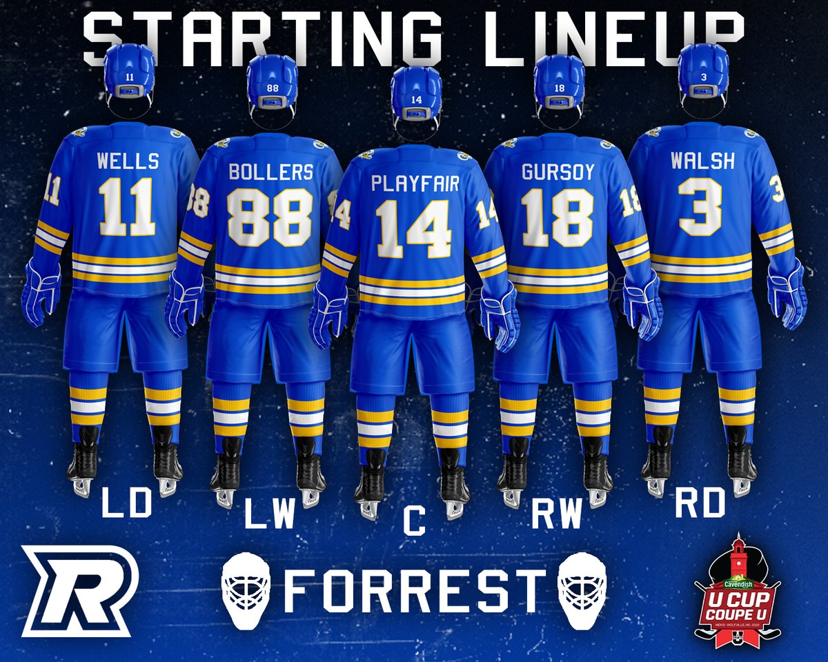 tmuboldmhky's tweet photo. Warmups come to a close, here are your projected starters for the afternoon...
#weRrams #RAMSvsUNB https://t.co/9SbXkdR50H