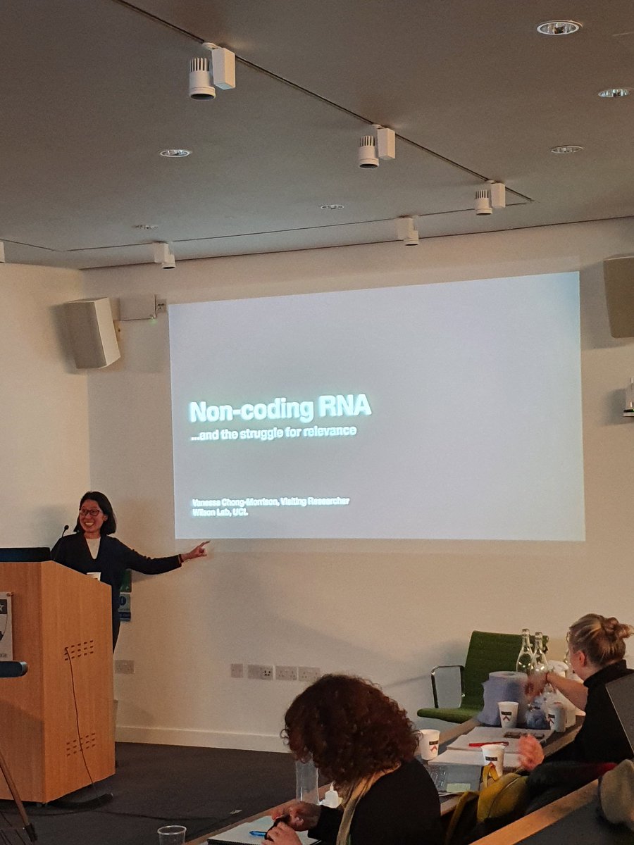 And now o̶u̶r̶ @van_cmorr @stevewilsonlab @ucl on the quest to identify functional non coding RNAs 🐟