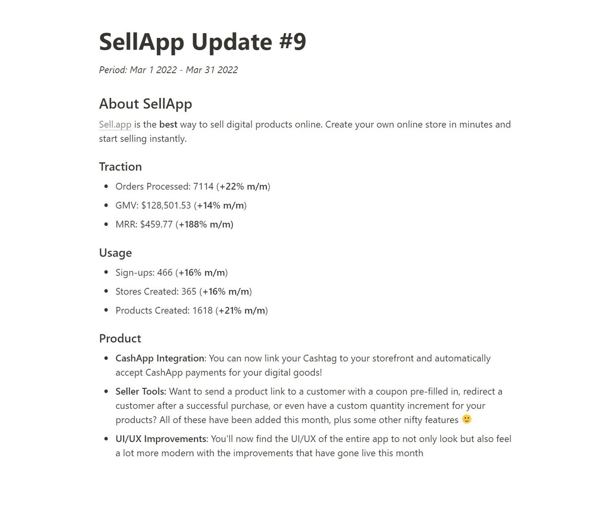 Yoesef's tweet photo. https://t.co/4p0SB4MzOR #buildinpublic update for March

We've continued our relentless march towards a better &amp; brighter digital selling experience this month

💰 $125K+ in creator payouts
🤝 CashApp meets SellApp
🎨 Next-gen UI/UX

No matter what, we'll keep growing &amp; growing! https://t.co/45uacSine5