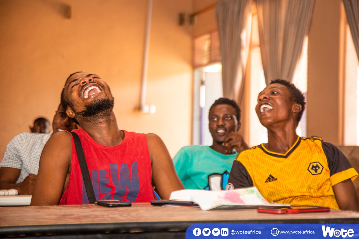 wotegh's tweet photo. Laughter cures.  Don't forget to laugh today. Happy😂😂 weekends.

#woteafrica #wotegh #wote #ev #electricbikes #tgif #riders #jobs #delivery #dispatch #salary #elevy https://t.co/0LMkJRE61x