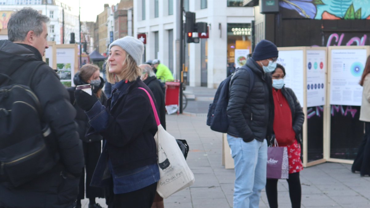 EmmaConsGardens's tweet photo. Thank you to everyone who joined us on a chilly day to discuss the design proposals for Emma Cons Gardens! We'll be back tomorrow from 11am-3pm and would love to talk to you about the proposed design for the new space. Hope you can pop in! https://t.co/cCV2QpZ501