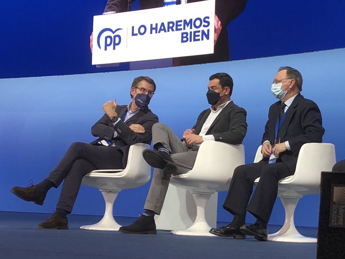 #XXCongresoPP @FeijooGalicia “Es posible bajar impuestos y es obligatorio mejorar los servicios públicos” Mejor estado de bienestar y más libertad. Somos el 🅿️🅿️ #LoHaremosBien