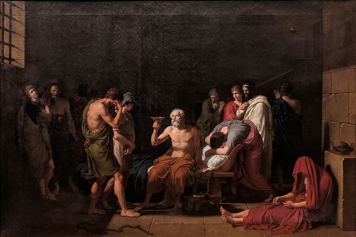 EmbajadaCSNTE51's tweet photo. El 1 de abril de 1766 nació François-Xavier Fabre, destacado pintor francés neoclásico reconocido por sus pinturas históricas y mitológicas. Hoy te presentamos Edipo y la Esfinge (h. 1808), La muerte de Sócrates (1802), La muerte de Narciso (1814) y Paisaje italiano (1811). https://t.co/e2SkLr5eBR